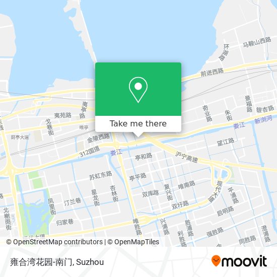雍合湾花园-南门 map