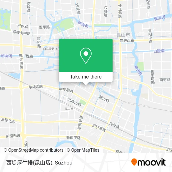 西堤厚牛排(昆山店) map