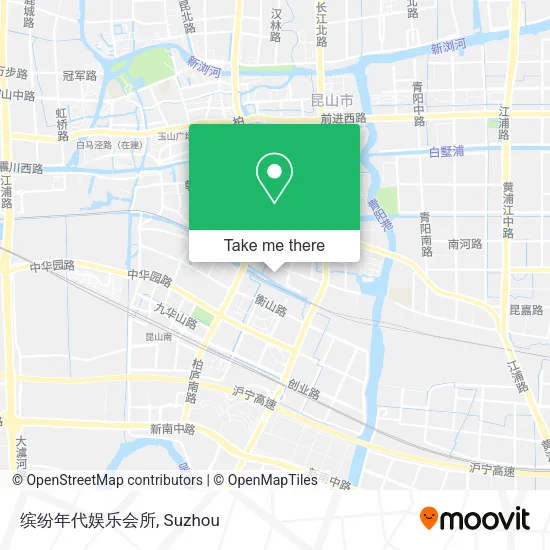 缤纷年代娱乐会所 map