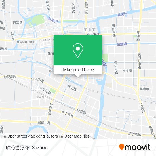 欣沁游泳馆 map