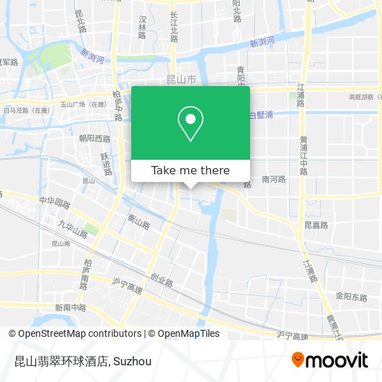 昆山翡翠环球酒店 map