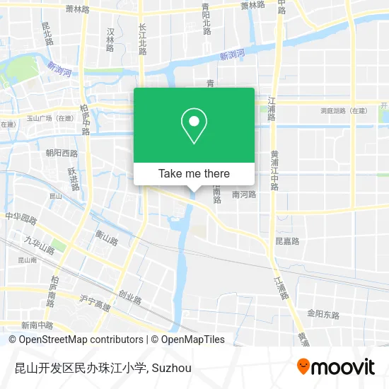 昆山开发区民办珠江小学 map