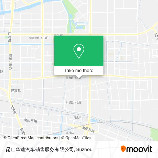 昆山华迪汽车销售服务有限公司 map