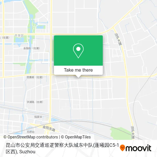 昆山市公安局交通巡逻警察大队城东中队(蓬曦园C5-1区西) map