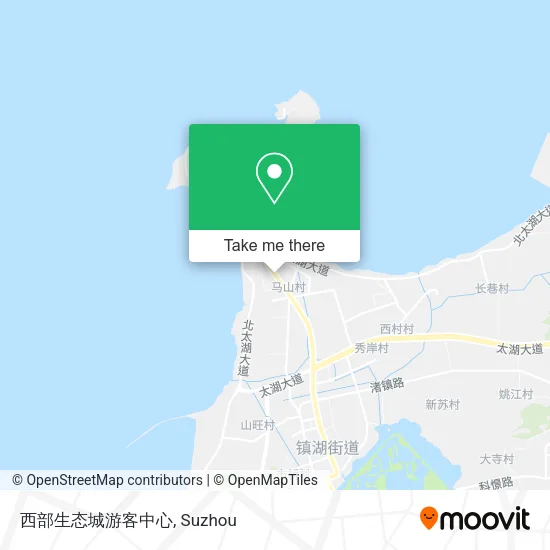 西部生态城游客中心 map