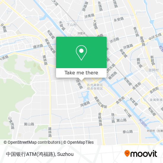 中国银行ATM(鸿福路) map