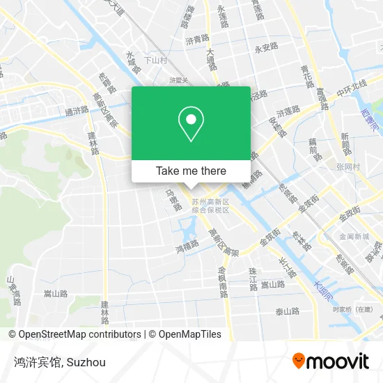 鸿浒宾馆 map