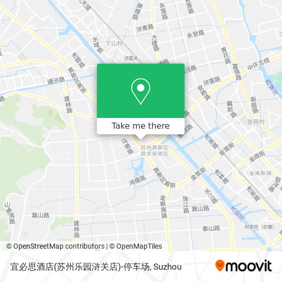 宜必思酒店(苏州乐园浒关店)-停车场 map