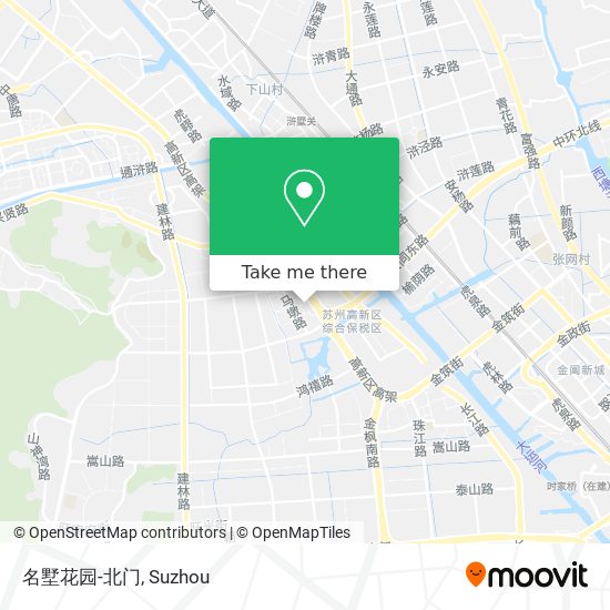 名墅花园-北门 map