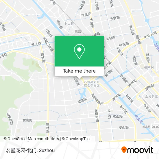 名墅花园-北门 map