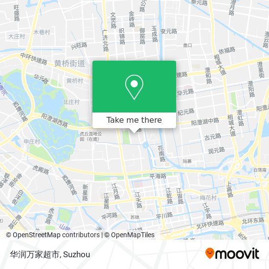 华润万家超市 map