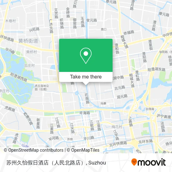 苏州久怡假日酒店（人民北路店） map
