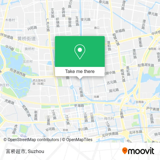 富桥超市 map