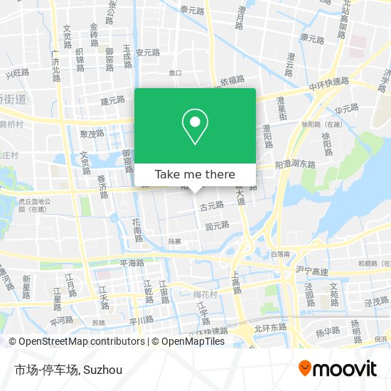 市场-停车场 map