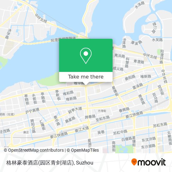 格林豪泰酒店(园区青剑湖店) map