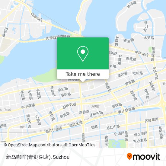 新岛咖啡(青剑湖店) map