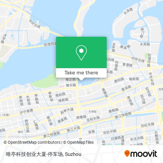 唯亭科技创业大厦-停车场 map