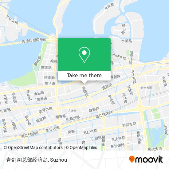 青剑湖总部经济岛 map