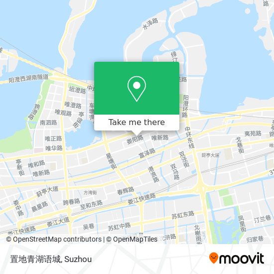 置地青湖语城 map