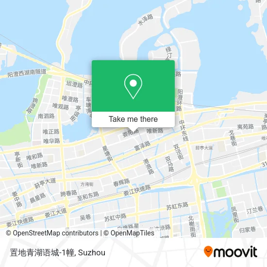 置地青湖语城-1幢 map