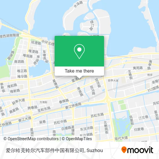 爱尔铃克铃尔汽车部件中国有限公司 map