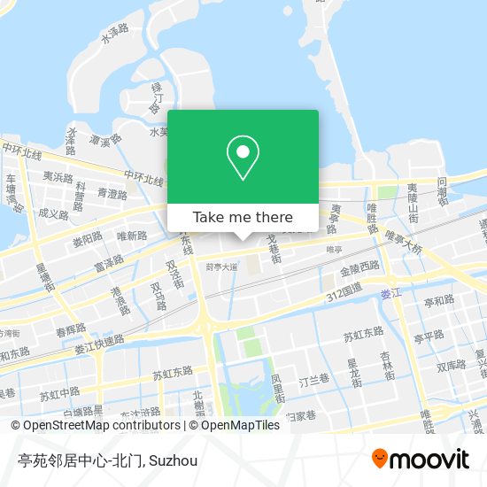 亭苑邻居中心-北门 map