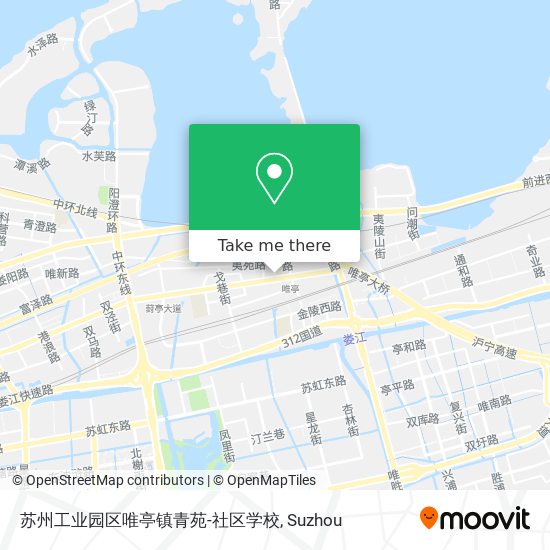 苏州工业园区唯亭镇青苑-社区学校 map