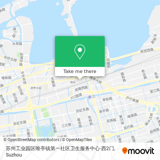 苏州工业园区唯亭镇第一社区卫生服务中心-西2门 map