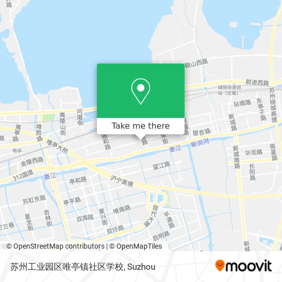 苏州工业园区唯亭镇社区学校 map