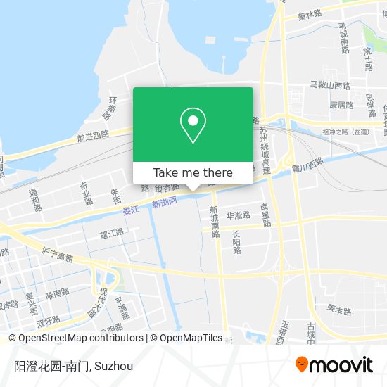 阳澄花园-南门 map