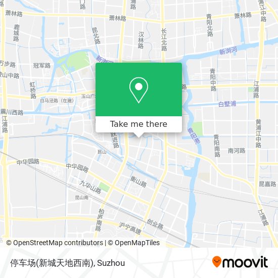 停车场(新城天地西南) map
