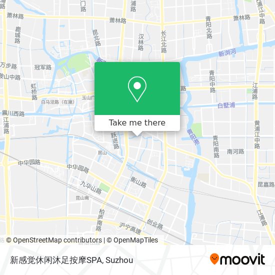 新感觉休闲沐足按摩SPA map