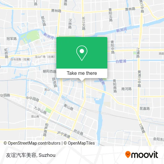 友谊汽车美容 map