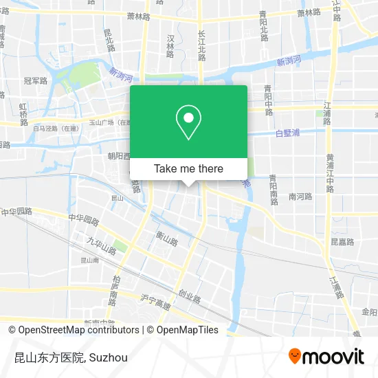 昆山东方医院 map