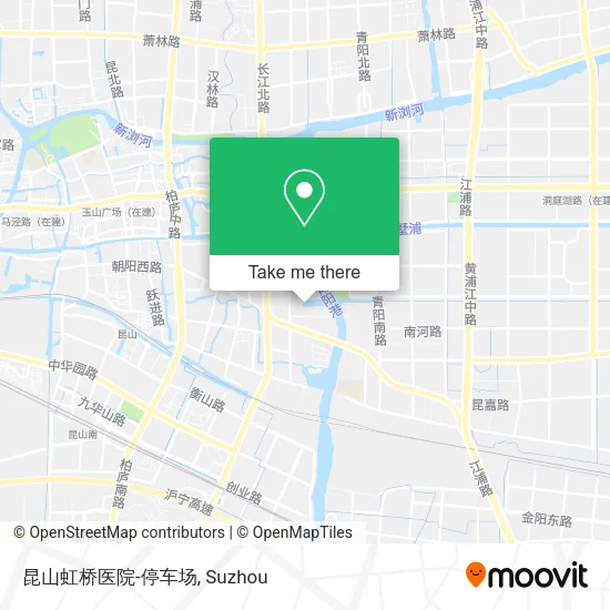 昆山虹桥医院-停车场 map