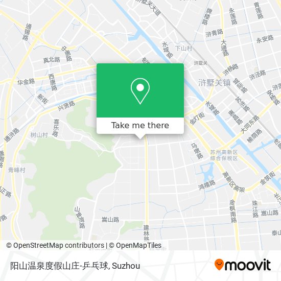 阳山温泉度假山庄-乒乓球 map