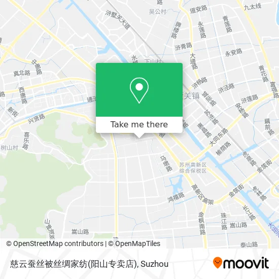 慈云蚕丝被丝绸家纺(阳山专卖店) map