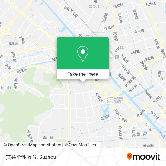 艾莱个性教育 map