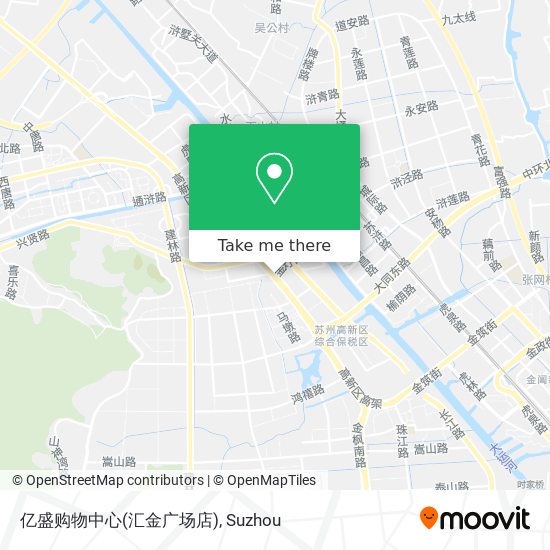 亿盛购物中心(汇金广场店) map