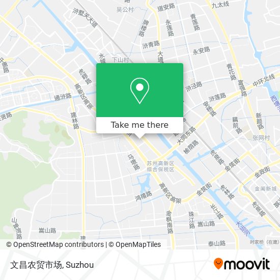 文昌农贸市场 map