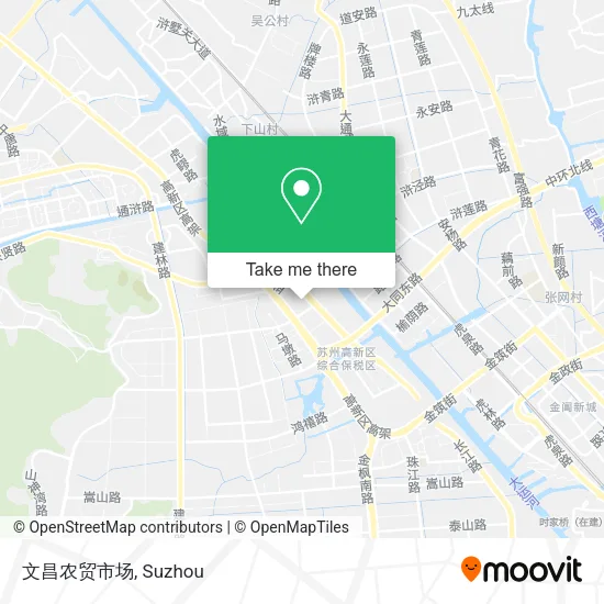 文昌农贸市场 map