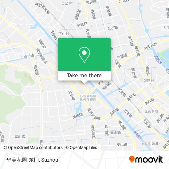 华美花园-东门 map