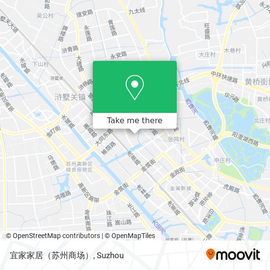 宜家家居（苏州商场） map