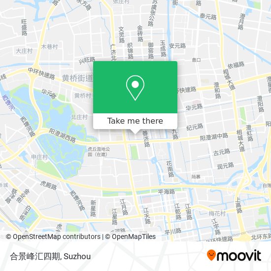 合景峰汇四期 map