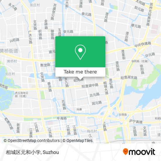 相城区元和小学 map