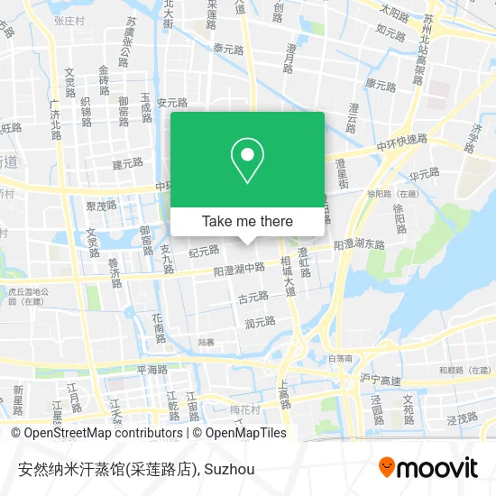 安然纳米汗蒸馆(采莲路店) map