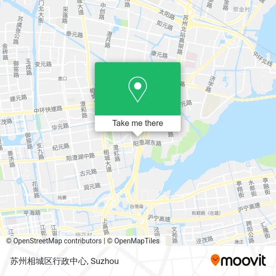 苏州相城区行政中心 map