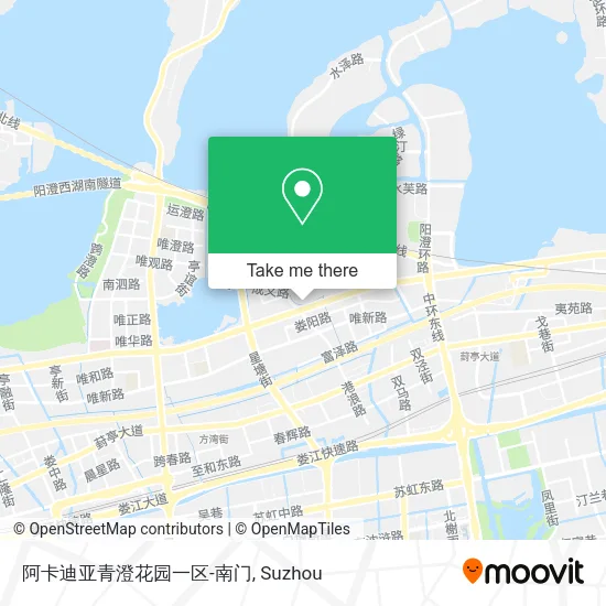 阿卡迪亚青澄花园一区-南门 map