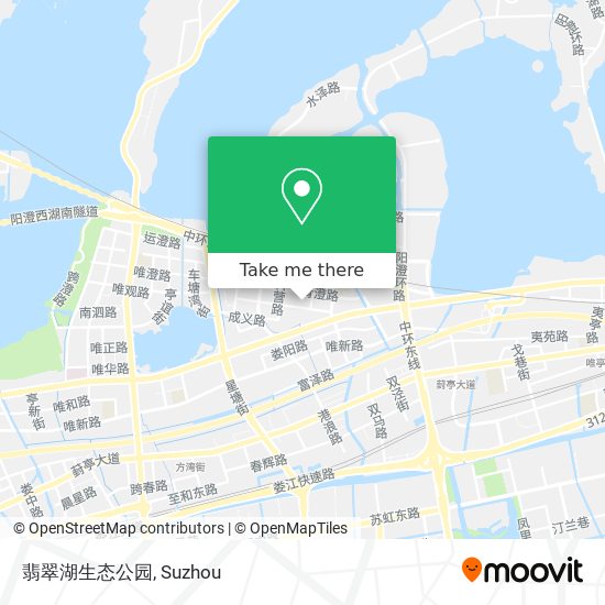 翡翠湖生态公园 map
