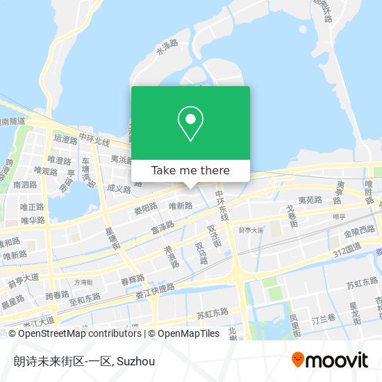 朗诗未来街区-一区 map